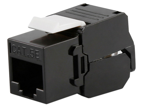 Módulo Jack tipo Keystone LinkedPro LP-KJ-516-TTBK, RJ-45 Cat5e. Color Negro