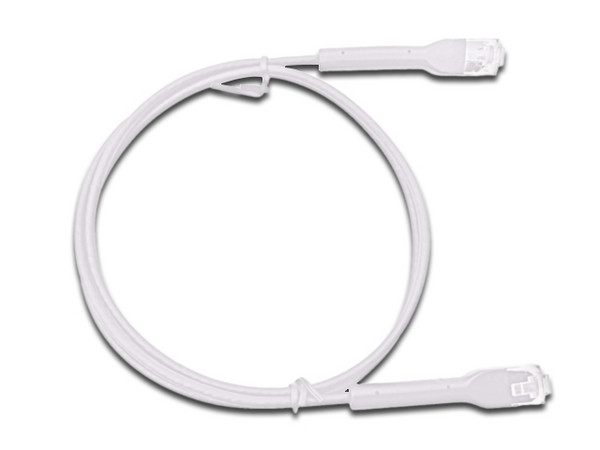 Cable de Parcheo Ultra Slim LinkedPro con RJ45 Flexible, UTP, Cat6, 10 m, Color Blanco.

