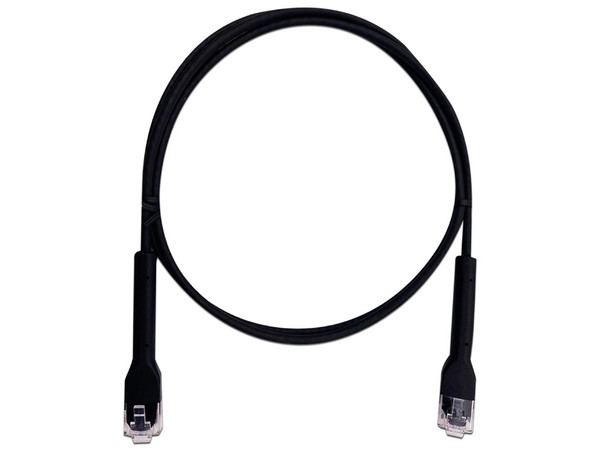 Cable de Parcheo Ultra Slim LinkedPro LP-PSLIM-2BK, Longitud 2m, Cat6, Color Negro.