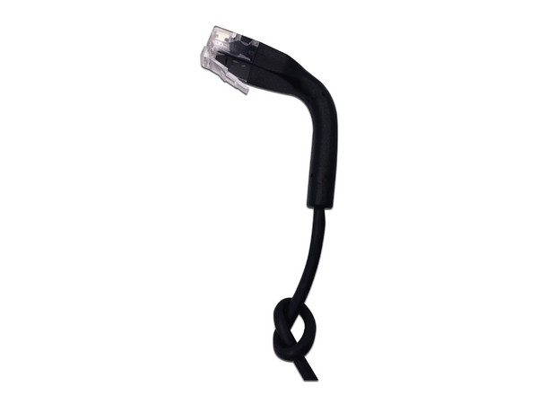 Cable de Parcheo Ultra Slim Con RJ45 Flexible UTP Cat6 - 3 m Negro Diámetro Reducido