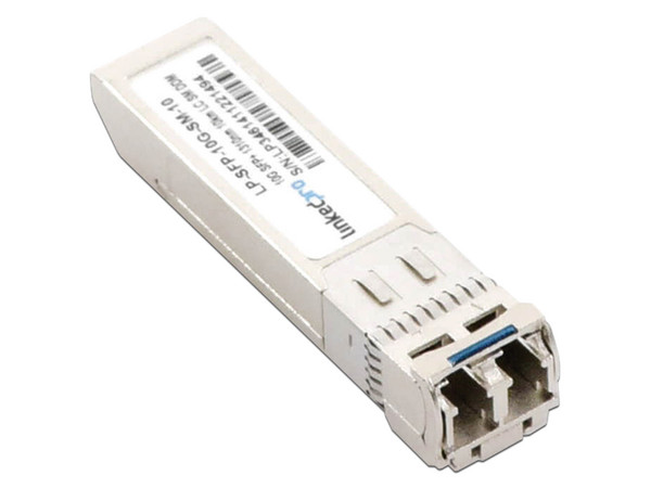 Módulo Transceptor SFP+ LC Gigabit de Fibra Óptica LinkedPro LP-SFP-10G-SM-10, Monomodo, Full-Duplex, 1310 nm.