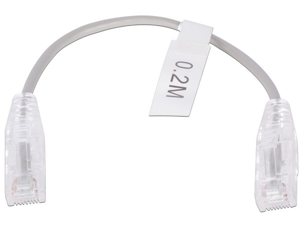 Cable de Parcheo Slim LinkedPro LP-UT6-020-GY28, UTP Cat6, Calibre 28AWG, 20cm. Color Gris.