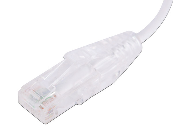 Cable de Red LinkedPro, Cat6, UTP (M-M), 28 AWG, 0.2 m. Color Blanco.