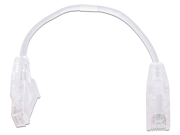 Cable de Red LinkedPro, Cat6, UTP (M-M), 28 AWG, 0.2 m. Color Blanco.
