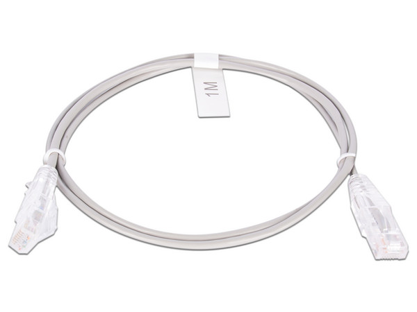 Cable de Red LinkedPro, Cat6, UTP (M-M), 28 AWG, 1m. Color Gris.