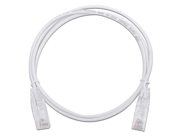 Cable de Red LinkedPro, Cat6, UTP (M-M), 28 AWG, 1m. Color Blanco.