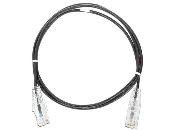 Cable de Red LinkedPro LP-UT6-200-BK-28, Cat6, UTP (M-M), 28 AWG, 2 m. Color Negro.