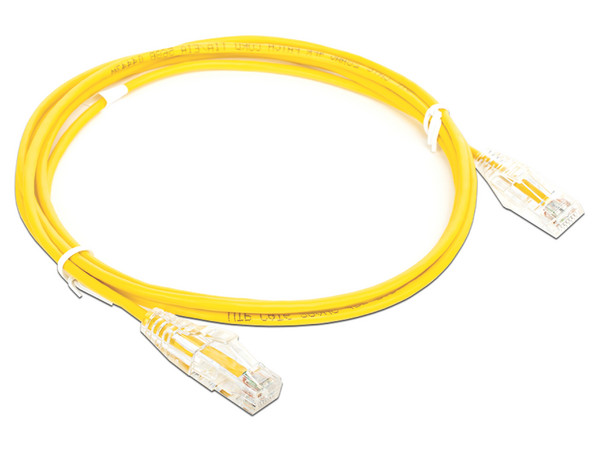 Cable de Red LinkedPro, Cat6, UTP (M-M), 28 AWG, 2m. Color Amarillo.