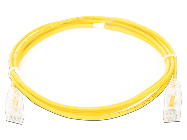 Cable de Red LinkedPro, Cat6, UTP (M-M), 28 AWG, 2m. Color Amarillo.
