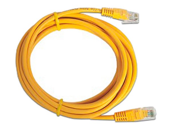 Cable de Red LinkedPro, Cat6, UTP (M-M), 24 AWG, 2m. Color Amarillo.