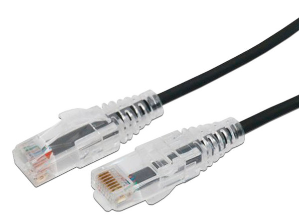 Cable de Red LinkedPro, Cat6A, UTP (M-M), 2m, Color Negro.