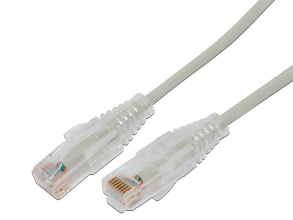 Cable de Red LinkedPro, Cat6A, UTP (M-M), 3m, Color Gris.