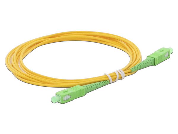Jumper de Fibra Óptica LinkedPro LPSM2LCALCAS3, Monomodo, LC/APC, 3m, Color Amarillo.