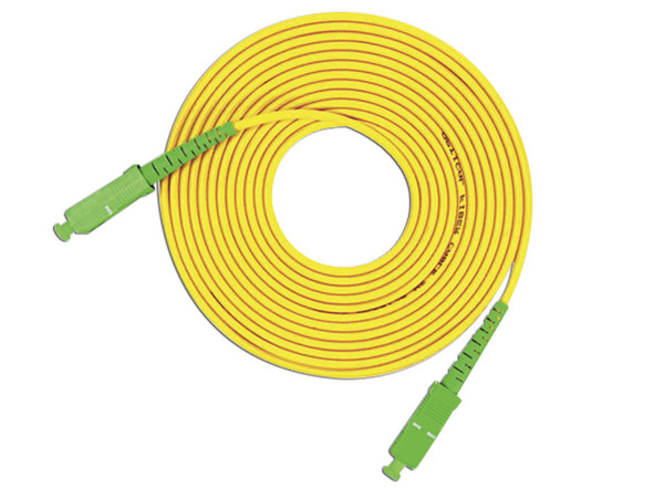 Jumper de Fibra Óptica LinkedPro Monomodo SC/APC-SC/APC Simplex de 2 metros, 2mm.