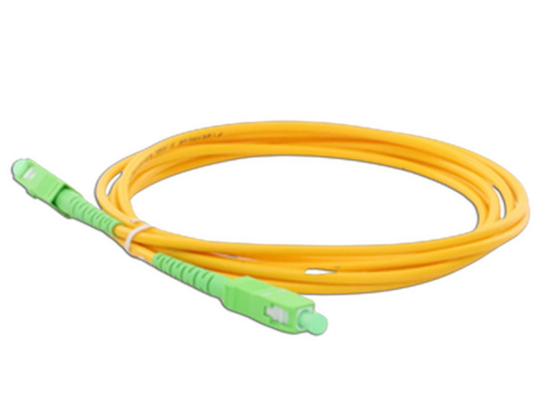 Jumper de Fibra Óptica LinkedPro Monomodo SC/APC-SC/APC Simplex de 3 metros, 3mm.
