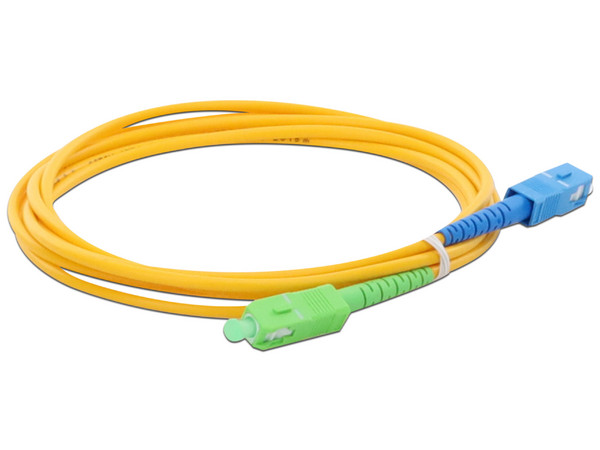 Jumper de Fibra Óptica LinkedPro Monomodo SC/APC-SC/UPC Simplex de 2 metros, 3mm.
