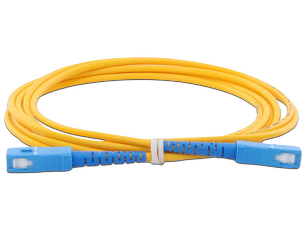 Jumper de Fibra Óptica LinkedPro Monomodo SC/UPC-SC/UPC Simplex de 2 metros, 3mm.