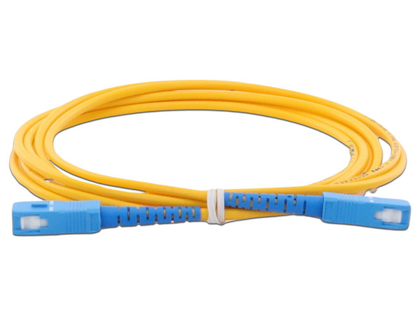 Jumper de Fibra Óptica LinkedPro LPSM3SCUSCUS3, Monomodo, SC/UPC, 3m, Color Amarillo.