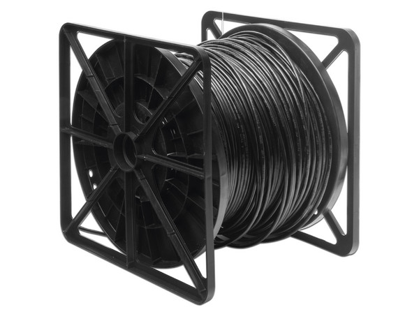 Bobina de cable FTP LinkedPro PRO-CAT-5-EXT-V2 de 305 m, para aplicaciones en CCTV, redes de datos. Color Negro