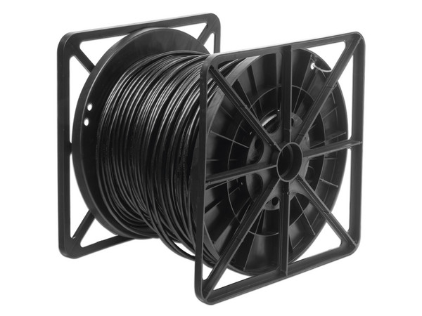 Bobina de cable FTP LinkedPro PRO-CAT-5-EXT-V2 de 305 m, para aplicaciones en CCTV, redes de datos. Color Negro