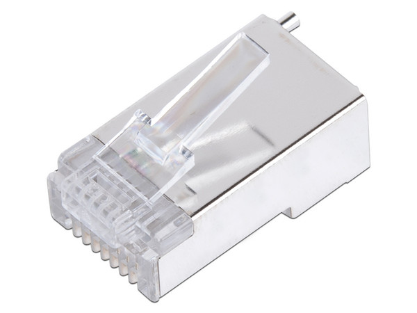 Plugs RJ-45 LinkedPro TC5SG-100, Cat 5e, bote con 100 piezas.