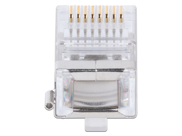 Plugs RJ-45 LinkedPro TC5SG-100, Cat 5e, bote con 100 piezas.