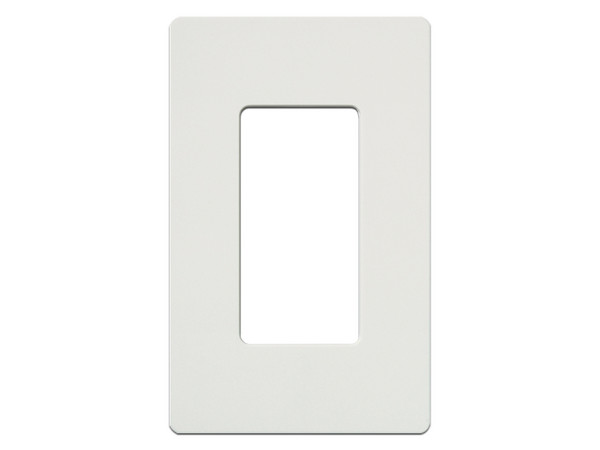 Placa de pared Lutron SC1SW de 1 espacio, para Atenuador, Apagador ó Control remoto inalámbrico Lutron.