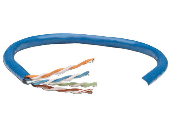 Bobina de Cable Intellinet Cat5e (UTP) Caja con 305 m, Color Azul.