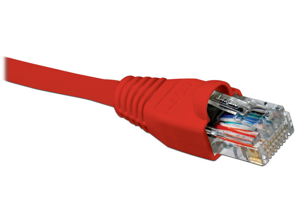 Cable de red, Cat6 RJ-45 Macho a RJ-45 Macho, 2.1 m, Rojo