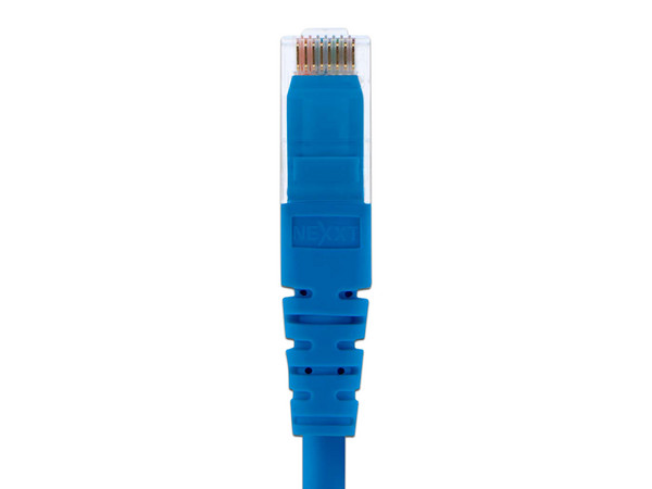 Cable RJ45 UTP Cat6 Nexxt Longitud 30 cm, Color Azul.