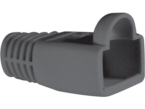 Tapones protectores para cables de red color Gris, 100 piezas