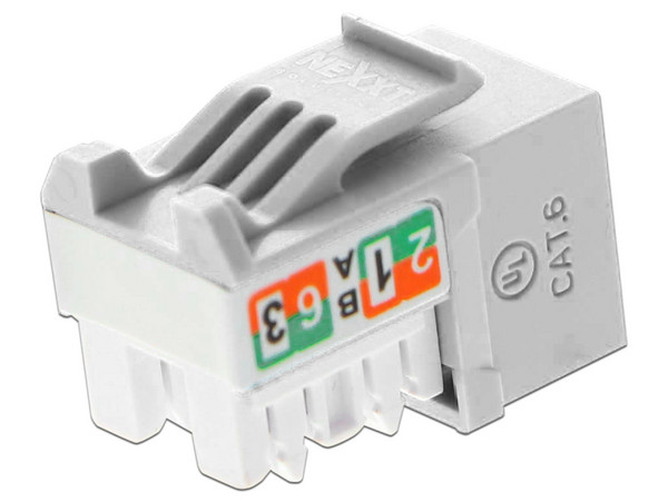 Modulo Jack Nexxt AW121NXT27 RJ-45, Cat 6, Tipo 110, Color Blanco.