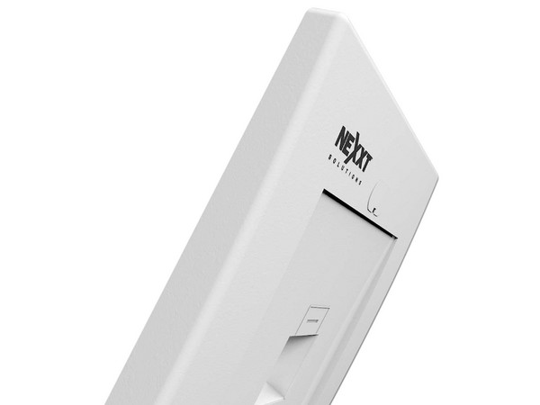Placa de Pared Nexxt AW161NXT01, 1 Salida RJ-45 tipo keystone, Policarbonato, Color Blanco.