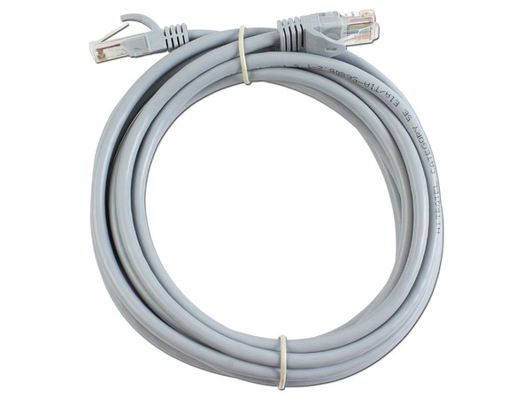 Cable de Red Nitrotel Cat 5e UTP, 3m. Color Gris.