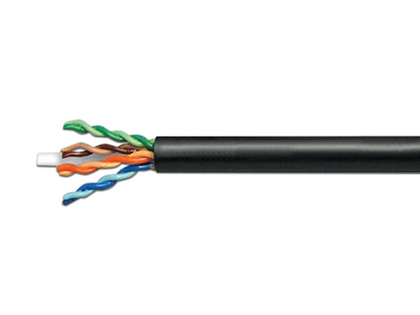 Bobina de Cable Superior Essex Cat6 (FTP), 3.5m. Color Negro.