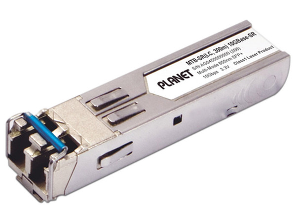Módulo Transceptor mini-GBIC SFP+ 10 Gigabit de Fibra Óptica, LC 1310nm Duplex para fibra monomodo.