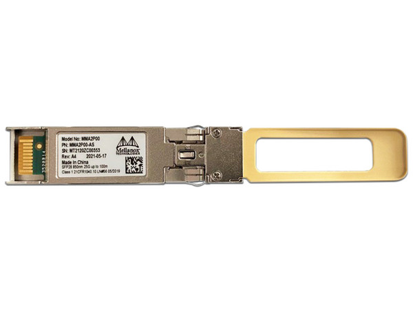 Módulo Transceptor Óptico PNY Mellanox MMA2P00-AS, Compatible con Mellanox, SFP28 850nm, 100m, DOM LC dúplex MMF
