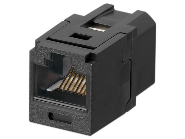 Módulo Acoplador RJ45 a RJ45 Panduit CC688BL, Mini-Com, Cat6, Color Negro.