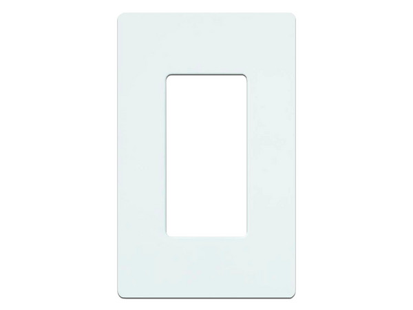 Placa de Pared Lutron CW-1-WH de 1 Espacio para Atenuador, Switch o Control, Color Blanco.