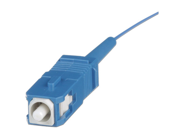 Pigtail de Fibra Óptica Panduit, Conector SC Simplex, Monomodo OS2 9/125, 900um, 1m. Color Azul