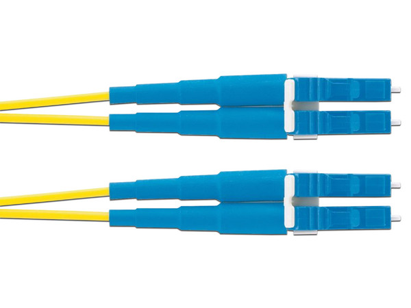 Cable de Red Dúplex Monomodo Panduit de Fibra Óptica, LC-LC 9/125 OS2, 3m. Color Amarillo