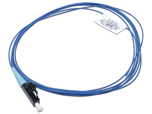 Pigtail de Fibra Óptica LC Simplex, Multimodo OM4 50/125, 900um, Color Aqua, 2 Metros.