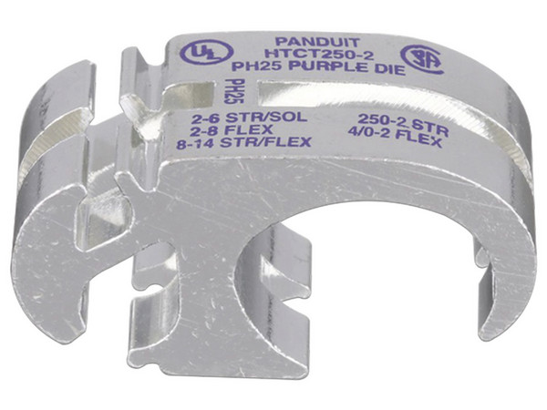 Conector de Compresión Panduit HTCT250-2-1 para Derivaciones de Cables, Espacios de 250 Kcmil a 2 AWG, 2 a 6 AWG, y 8 a 4 AWG