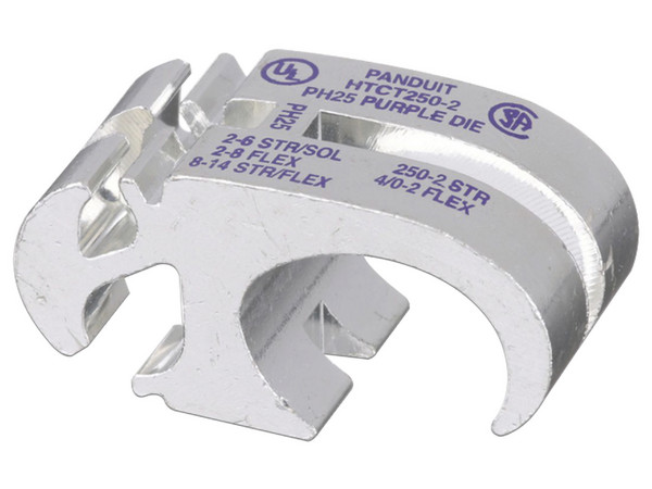 Conector de Compresión Panduit HTCT250-2-1 para Derivaciones de Cables, Espacios de 250 Kcmil a 2 AWG, 2 a 6 AWG, y 8 a 4 AWG
