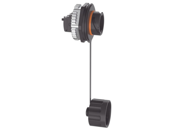Conector Jack RJ45 PANDUIT IAEBH6XS, Uso Industrial Estilo TG, Blindado Categoría 6A, Tapa Protectora, Protección IP67.