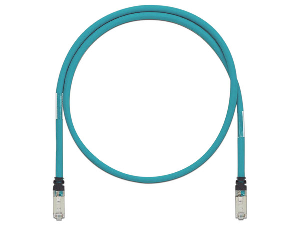 Cable de Red Industrial Panduit ISTPH6X3MTL, Patch Cord Cat6A, Blindado, 26 AWG, 3m. Color Azul.