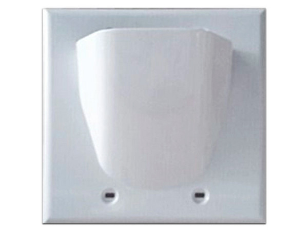 Placa de pared LINKEDPRO LP-BW-WPD, Pasa muro. Color Blanco.