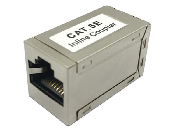 Acoplador Blindado LinkedPro LPKJ647, de RJ45 a RJ45 (Hembra), Cat6, Color Plateado.