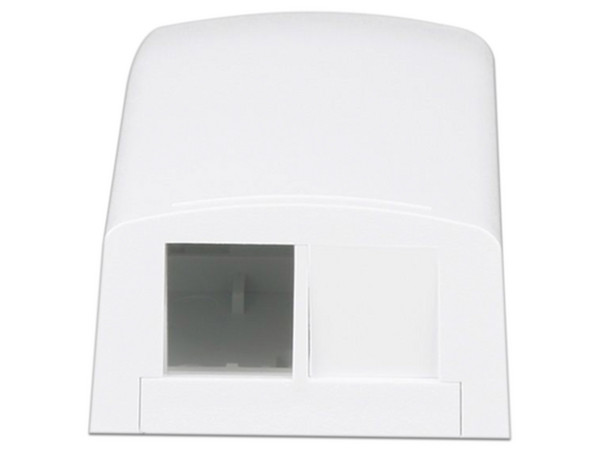 Caja de Montaje en Superficie Panduit, Para 2 Módulos Keystone, Color Blanco.