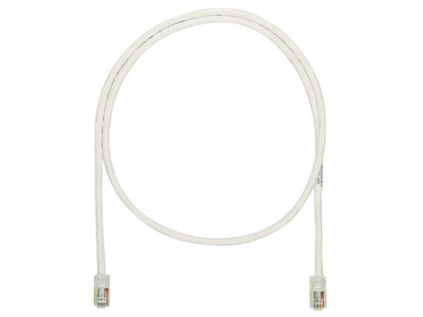 Cable de red Panduit Cat5e UTP, RJ-45 (M-M), 3.0m. Color blanco.